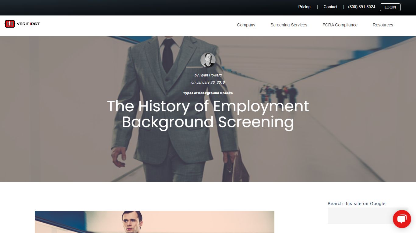 The History of Employment Background Screening - VeriFirst